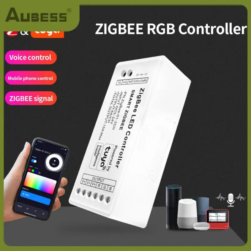 

Светодиодные ленты Smart Life Zigbee, многорежимные бытовые переключатели, одноцветные, двухцветные, Rgb Rgbw Rgbcw App с голосовым управлением, 2/3/5 шт.