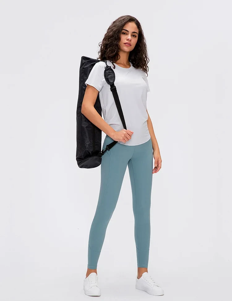 

Lulu альтернативные топы для йоги спортивные рубашки для фитнеса Женские топы с коротким рукавом свободные рубашки дышащая спортивная одежда