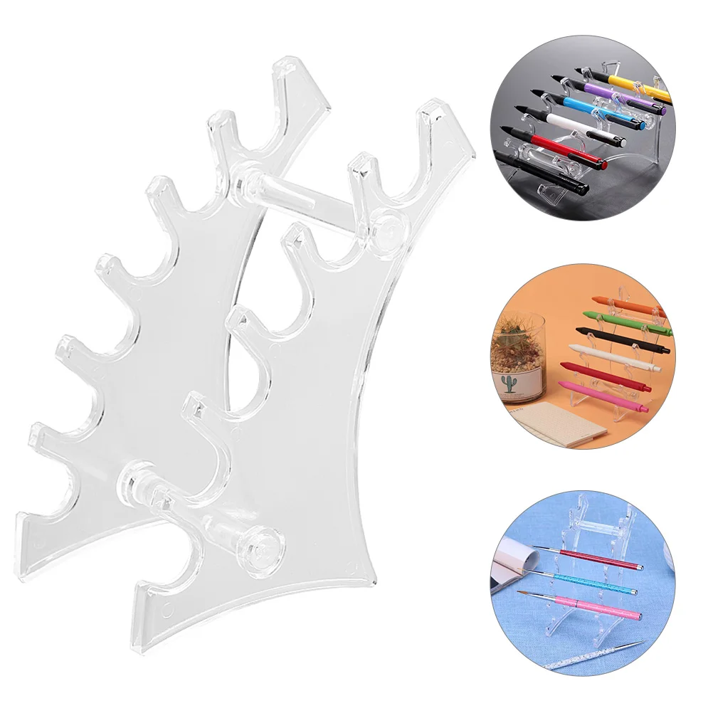

Pen Holder Display Storage Stand Office Organizer Rack Makeup Brush Eyebrow Nail