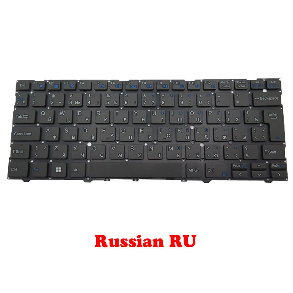 Ноутбук с подсветкой US RU GR клавиатура для Metabox Flo L140PU i5 i7 английский США