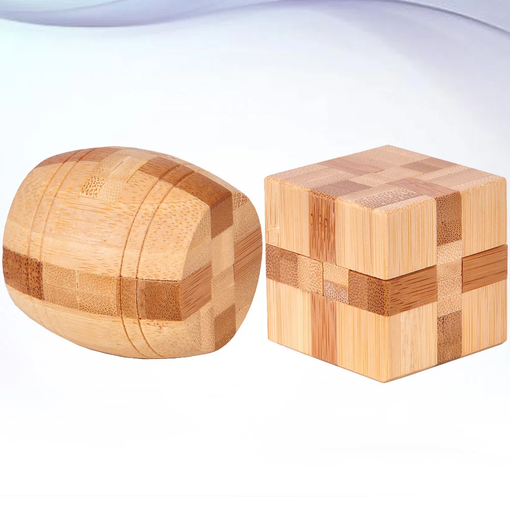 

2 Pcs Ming Lock Classic Intellectual Toy IQ Assembling Ball Kids Puzzle Accessories Adults Educational Mingsuo Toys