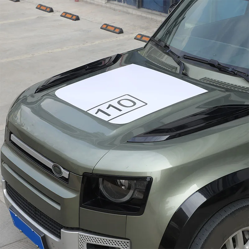 Автомобильный Стайлинг передняя бленда двигателя наклейка на заднюю панель