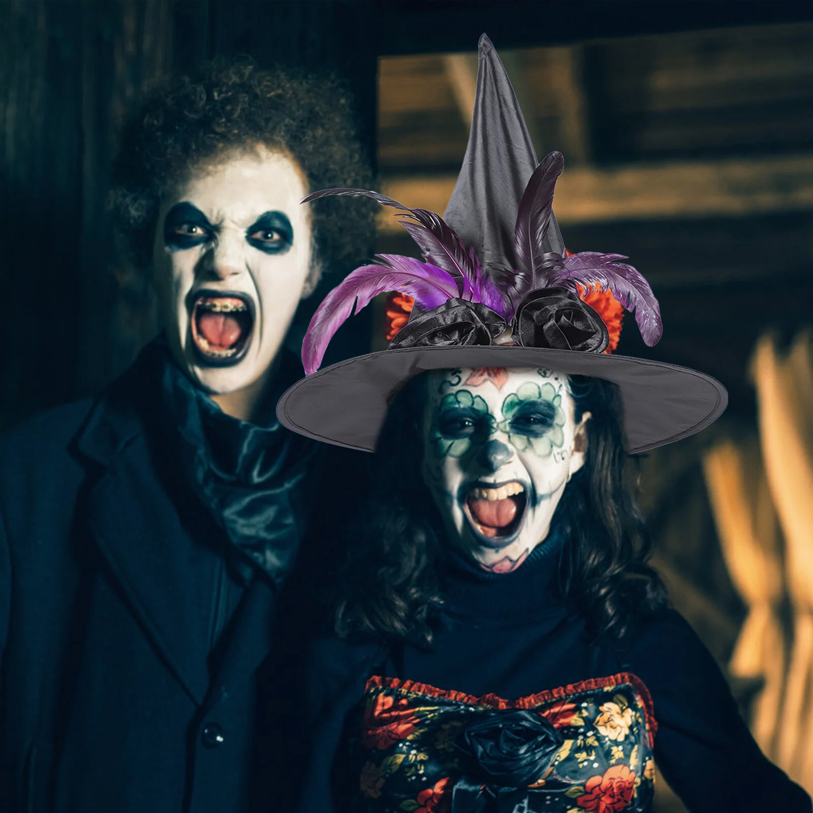 

Fancy Halloween Party Witch Hat Witches Hats Women Decorations Hair Accessories