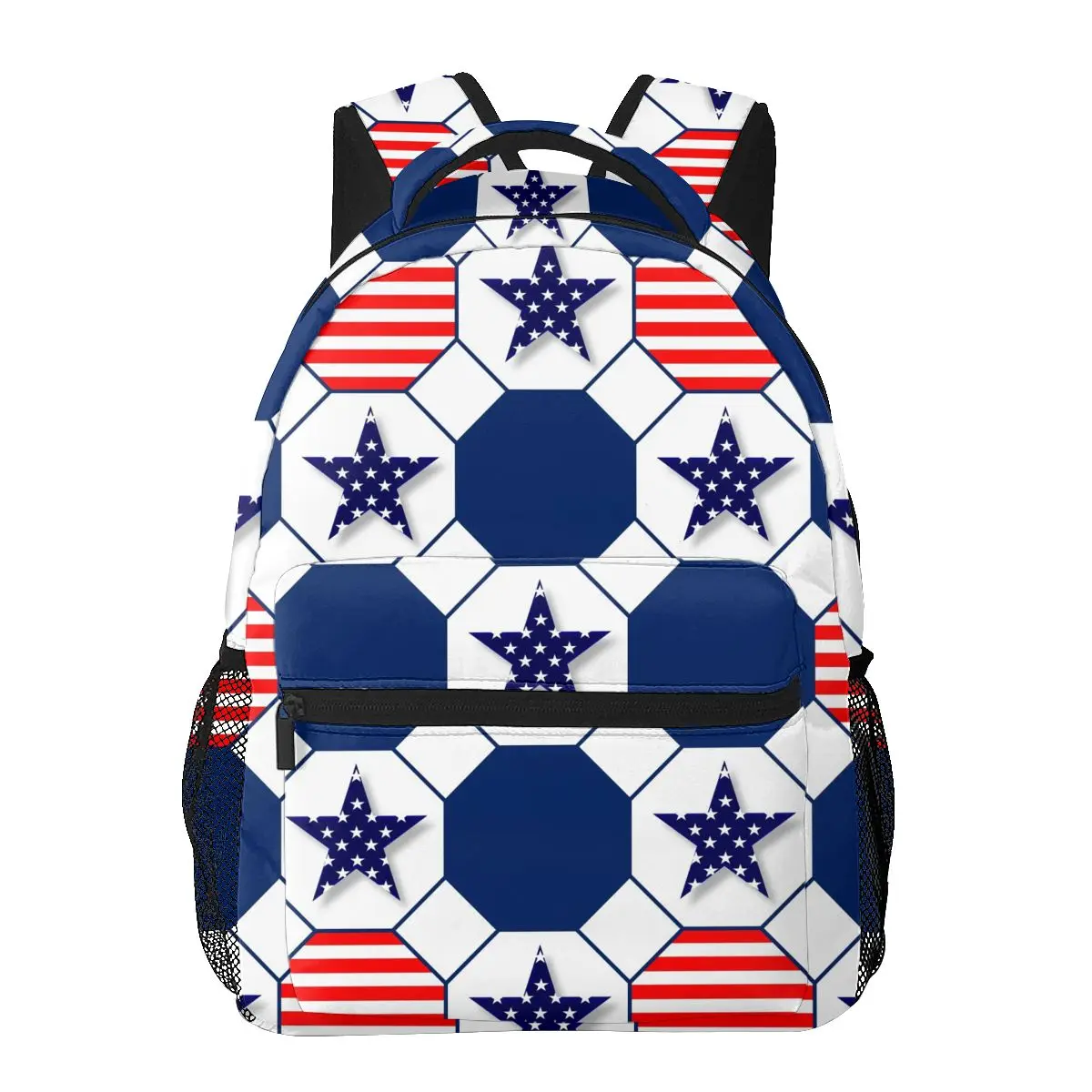 

Teenagers Boy Backpack American Flag Star Casual Laptop Backpack Student School Bag Backpack