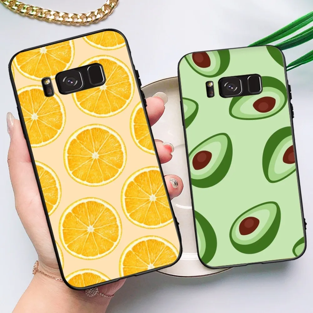Fruit Lemon Cherry Phone Case For Samsung Note 8 9 10 20 Pro Plus Lite M 11 30 21 31 51 A 22 42 02 03