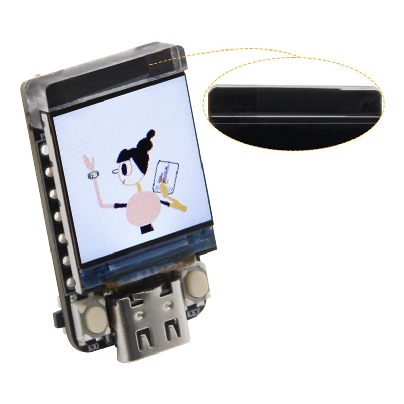 Nerdminer T-QT ESP32S3 GC9A01 0 85-дюймовый модуль ЖК-дисплея для Nerd Miner Bitcoin Solo Lottery BTC