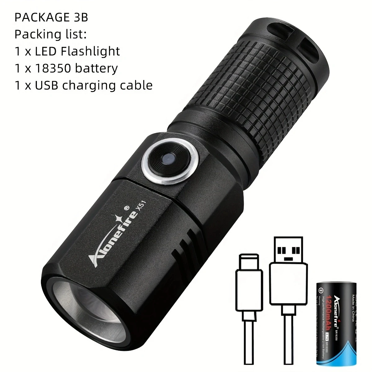 

Alonefire X51 Портативный Фонарик