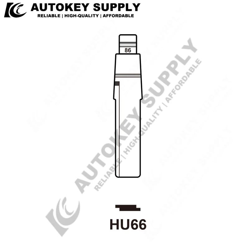 AutokeySupply складной автомобильный флип-ключ с дистанционным управлением