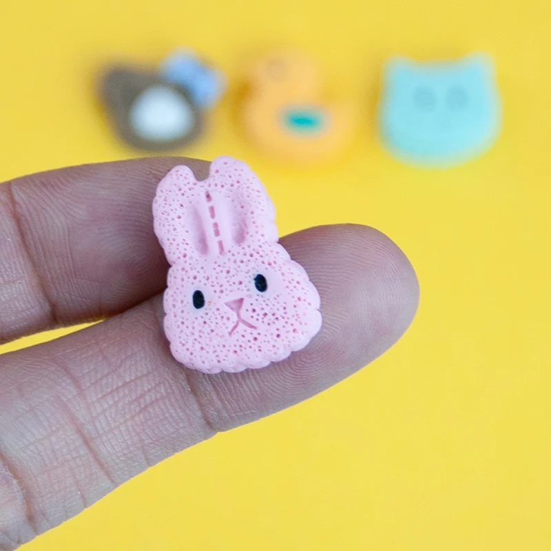 2 шт. магнитные наклейки с изображением головы животного декор для девочек