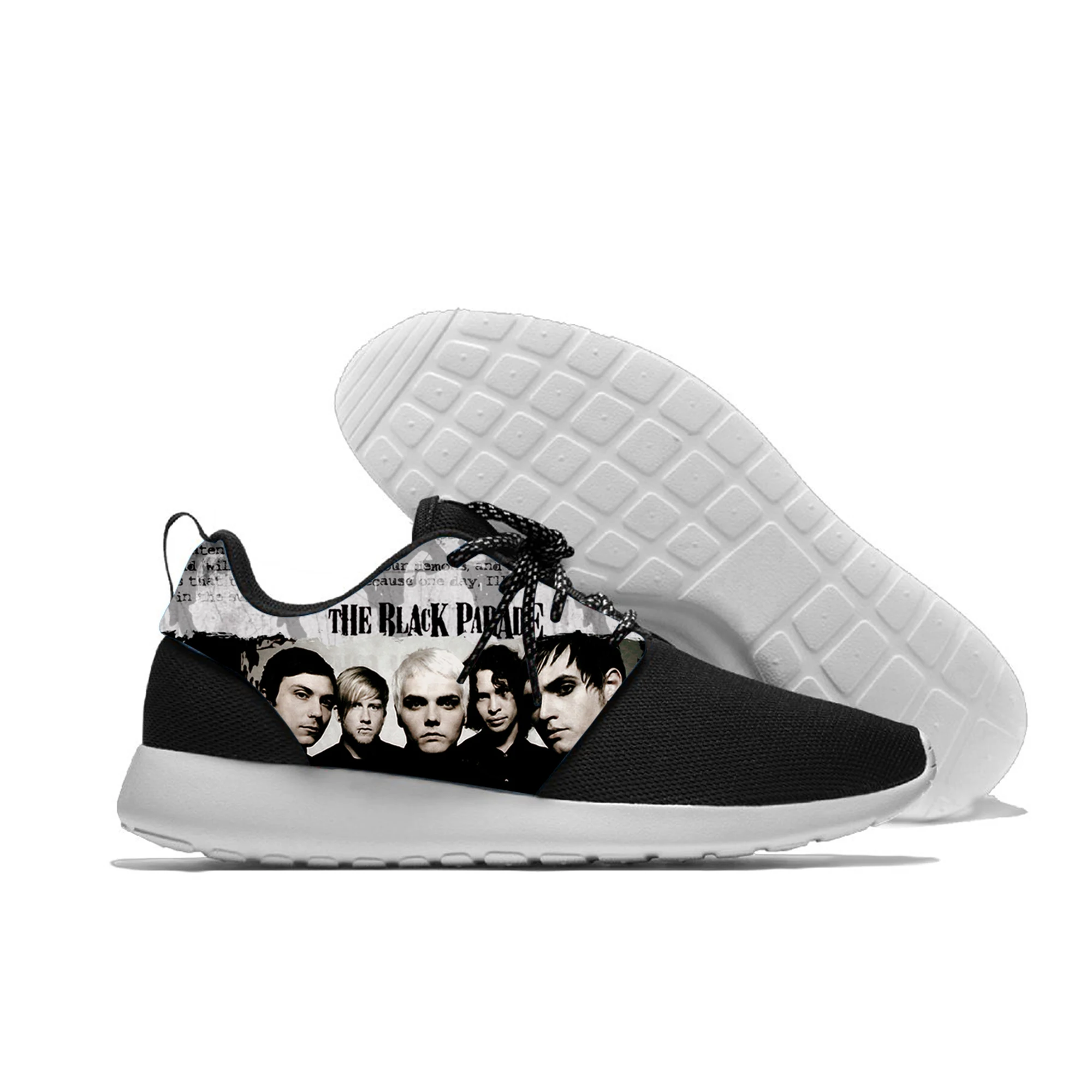 

My Chem Ical Roman Ce Sports Shoes Shoes 2021 Fashion Breathable Lace-up Vulcanized Shoes Flat Mesh Sneakers Running Shoes