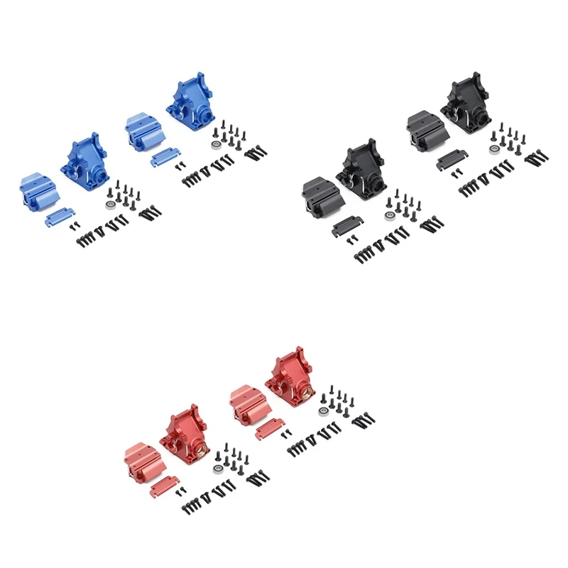 

2 Set Metal Front & Rear Gearbox Case Set For Arrma 1/8 Kraton Outcast Notorious Typhon Talion 1/7 Infraction RC Car