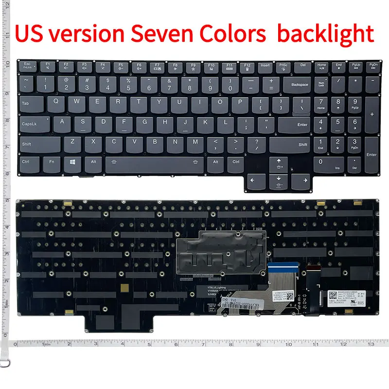 Новая клавиатура US для ноутбука LENOVO Legion Y9000X R9000X 2021R