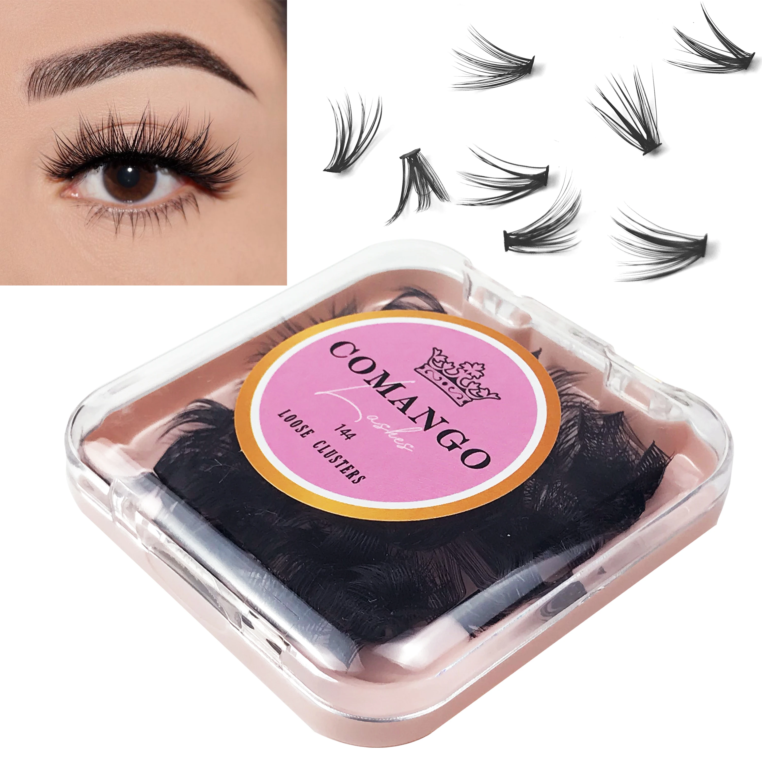 10/12/14/16/18 мм Кластерные ресницы для наращивания 144 шт. Сделай Сам наращивание ресниц индивидуальный кластер Сделай Сам дома