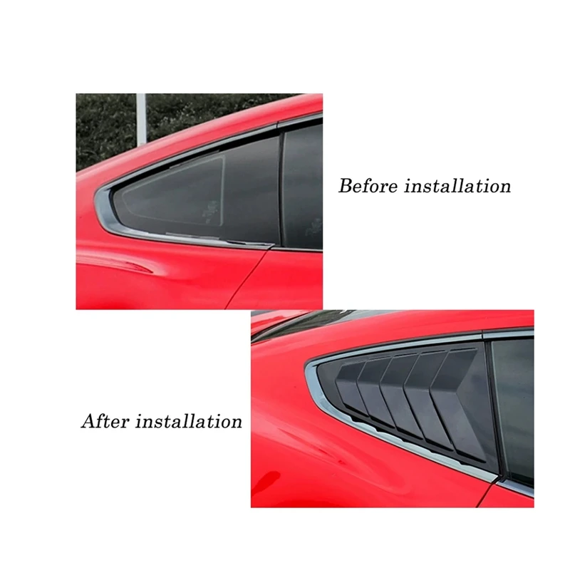 1 пара крышка затвора для заднего стекла автомобиля Ford Mustang 2015-2023