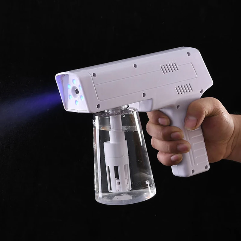

430ml Blue Light Disinfectant Sprayer Maker Wireless Nano Steam Spray Gun Disinfectant Diffuser Atomizer Sterilizing Machine