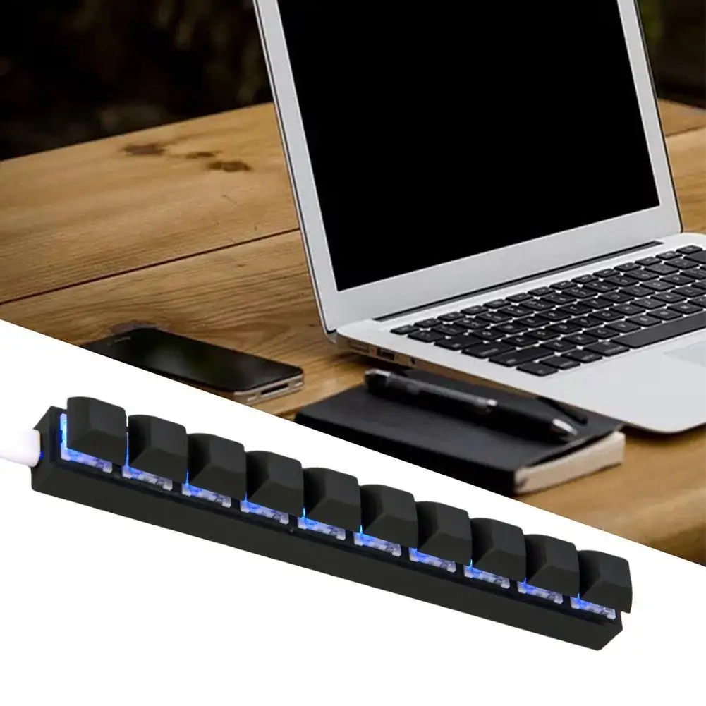 Многофункциональная клавиатура 10 клавиш настройка быстрая макро-клавиатура