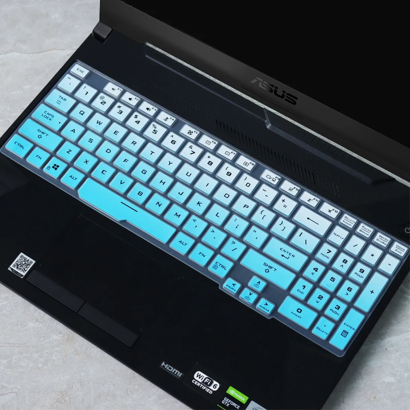 ДЛЯ ASUS TUF GAMING A15 FA506 FA506IC QM FA506I IU II FA506IV Q СИЛИКОНОВАЯ крышка для клавиатуры ноутбука