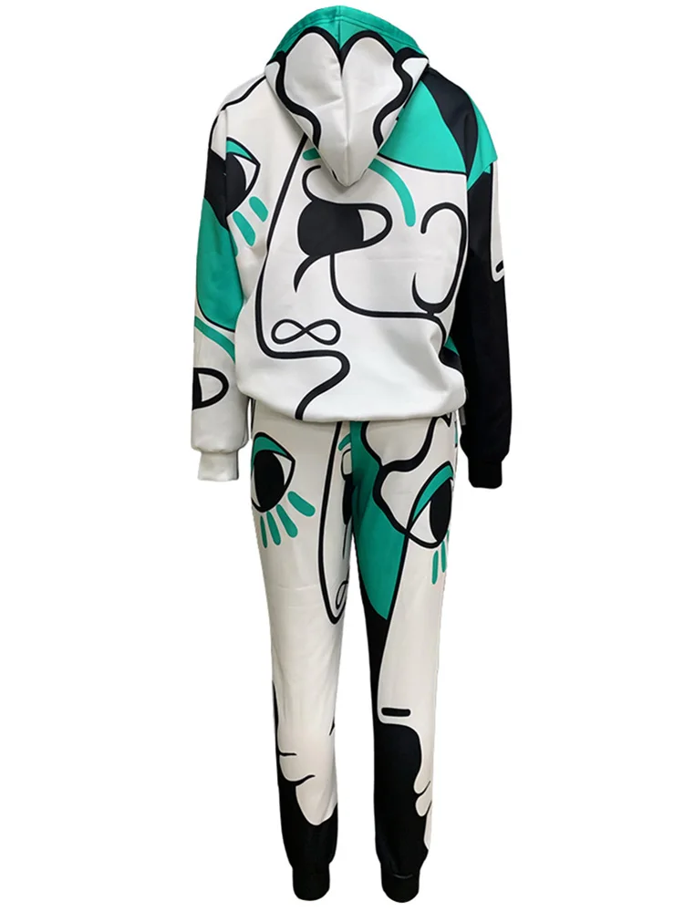 Модный наряд с капюшоном и длинным рукавом женские элегантные подходящие