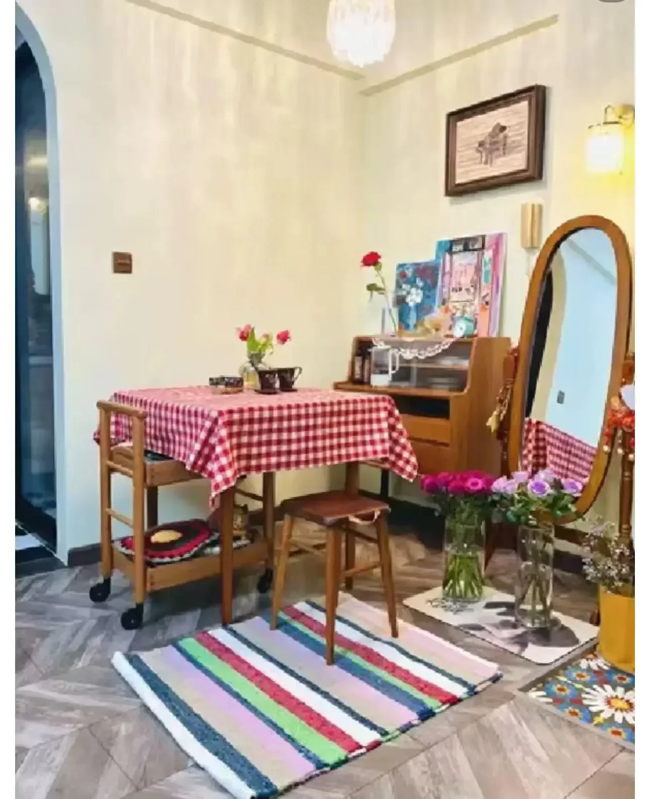 Домашний коврик для обеденного стола водонепроницаемый и маслостойкий без