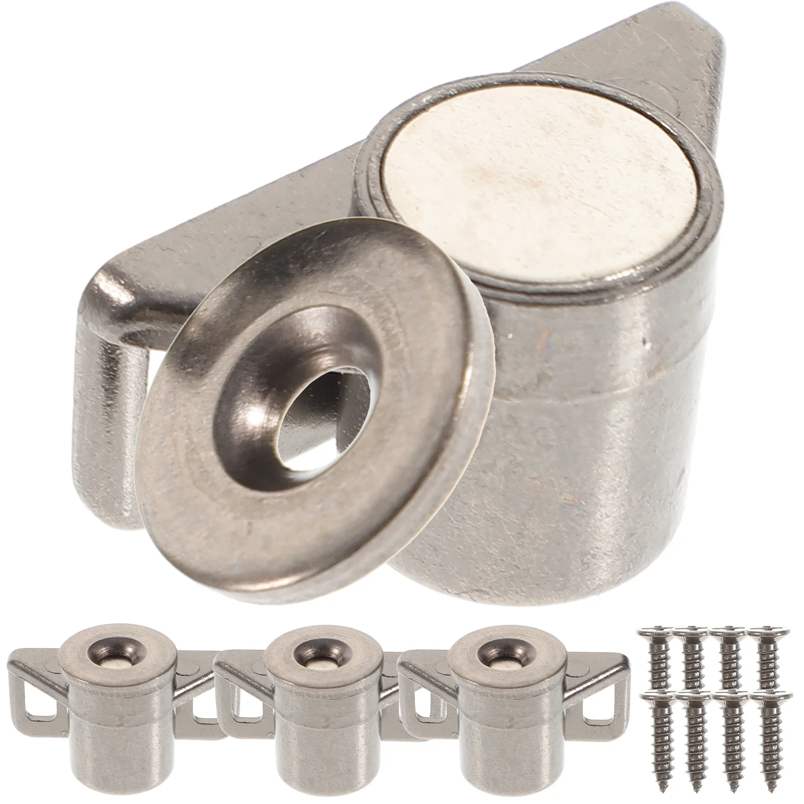 

4pcs Sturdy Metal Multi-purposes Kitchen Cabinet Door Magnets Door Catches Cabinet Door Magnets