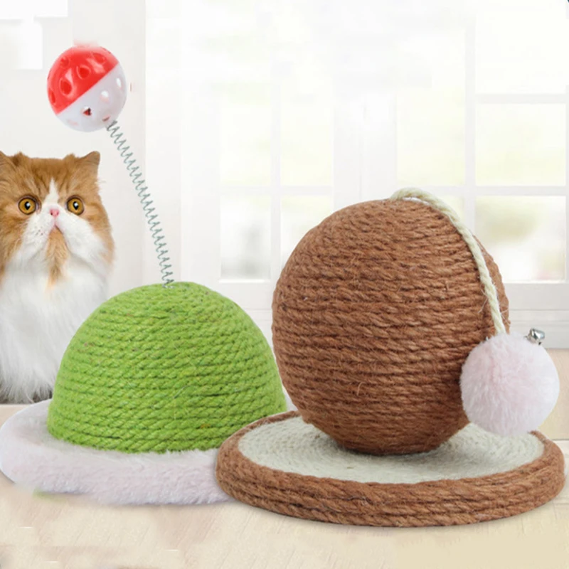 

Pet Cat scratcher spherical toys sisal rope claws for cats scratching post Scraper pet products climbing frame pets furniture