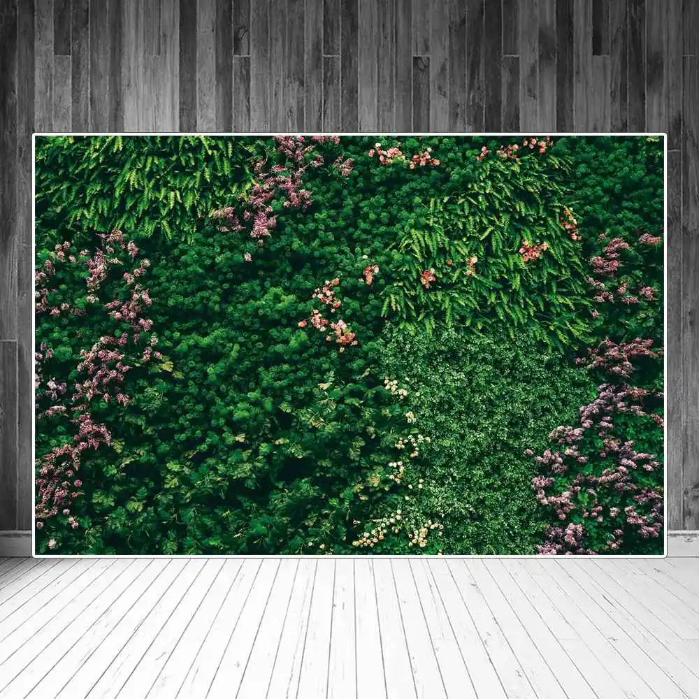 

Green Leaves Wall Photography Backdrops Decors Wedding Bridal Party Flowers Custom Baby Photobooth Photocall Backgrounds Banner