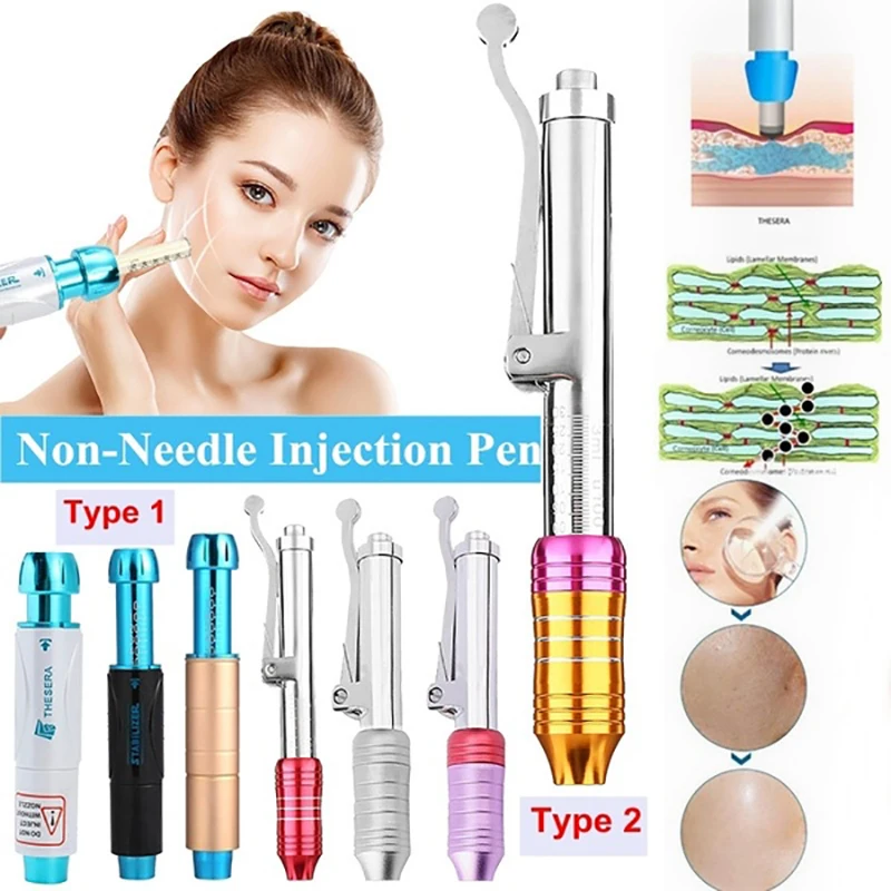 

Thesera Noninvasive Nebulizer Pen Hyaluronic Acid Pen Micro Injector Hyaluron Pen Gun Water Syringe Atomizer