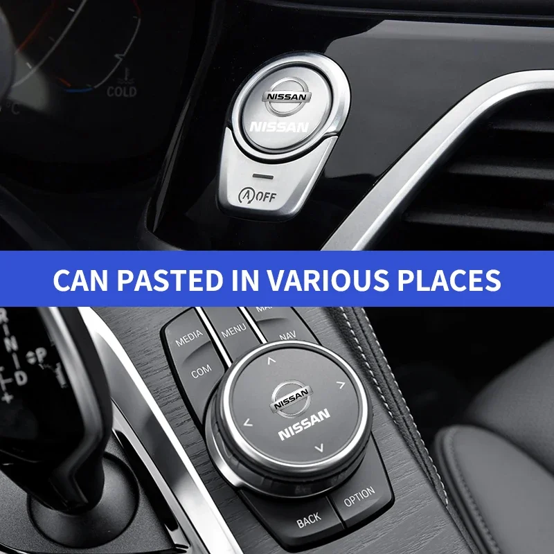 Случайные наклейки для салона автомобиля на руль автомобильные товары Nissan Nismo Tiida