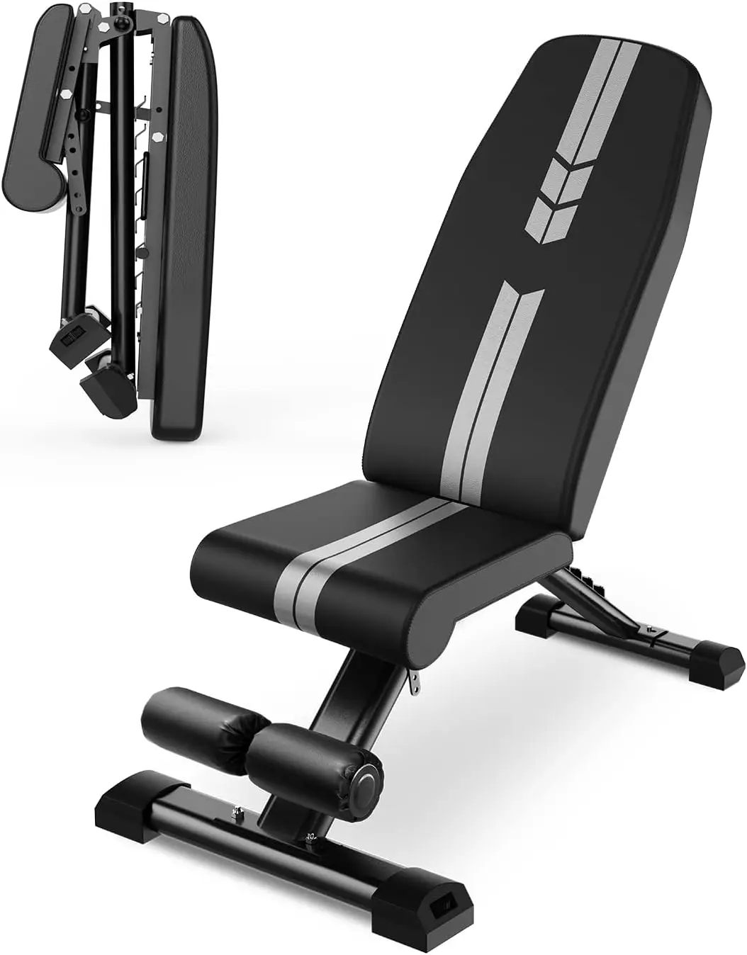 

Strongest Capacity] Adjustable Weight Bench - 160+ Combination Workout Bench with 9-5-4 Adjustable and 6 Layers of Pearl Cotton,