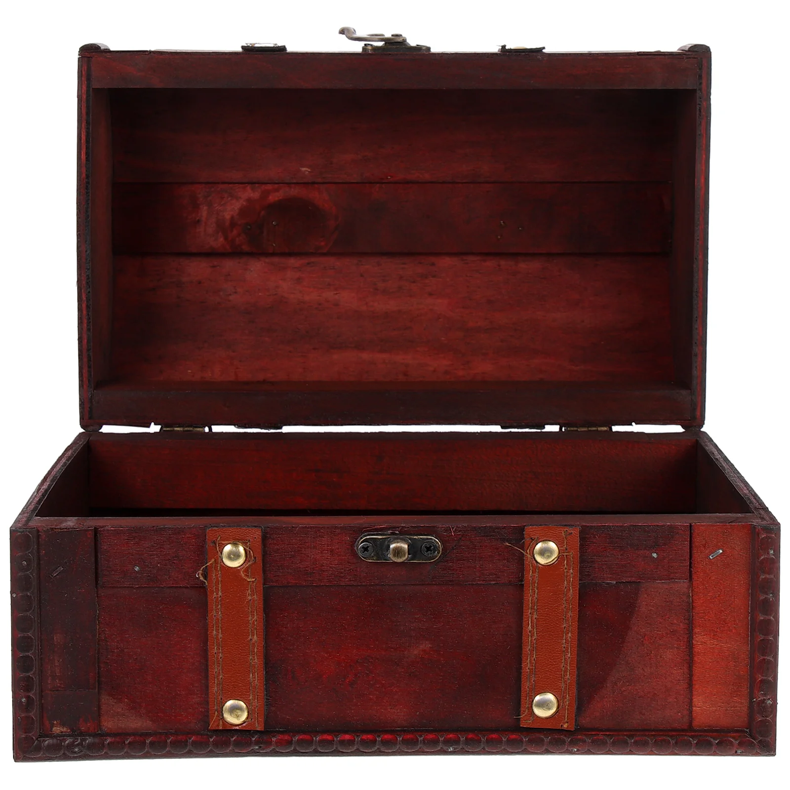 

Wooden Treasure Box Retro Style Sundries Box Decorative Jewelry Box Desktop Organizer