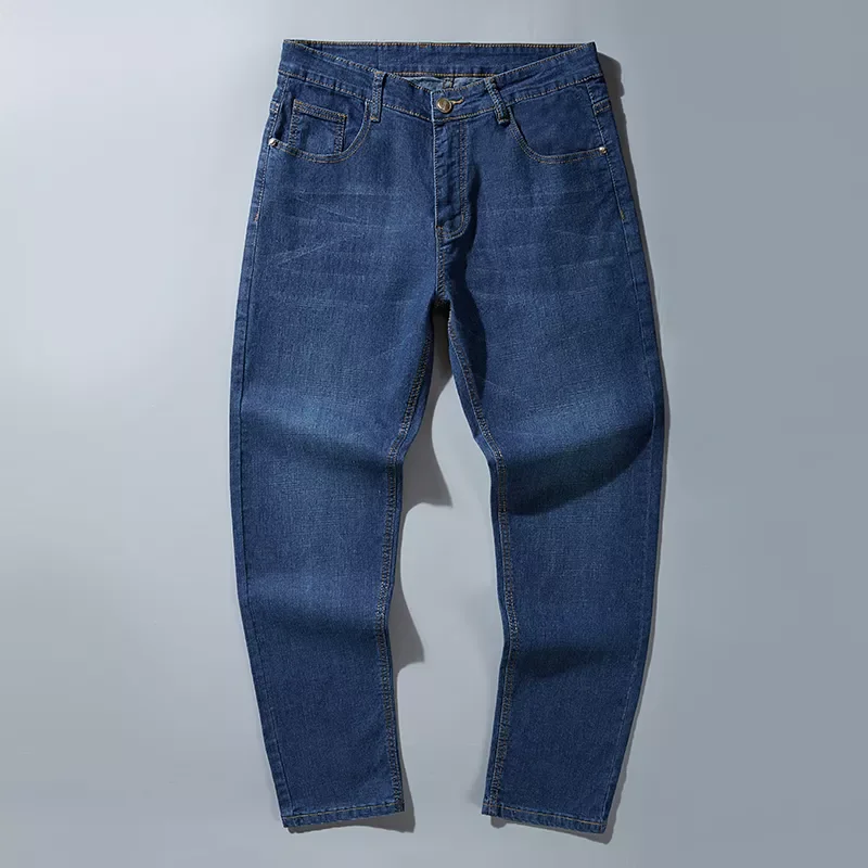 2022New Size 46 Men's Clothes Wide Leg Loose Casual Elasticity Jeans 2022 Summer Men Plus Fat Thin Fashion Hip Hop Denim Tro