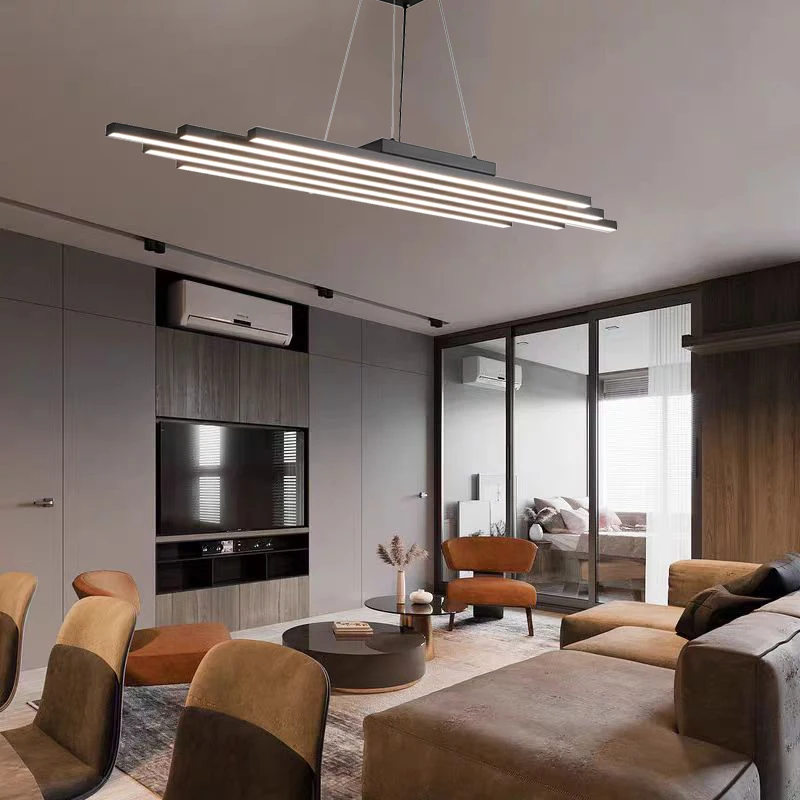 Современная люстра для украшения дома лестница Подвесной светильник подвесные