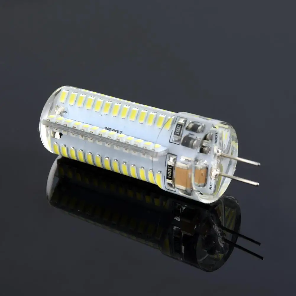 

TSLEEN LED G4 3014 SMD halogen lamp Corn Bulb Silicone 3W 5W 6W 8W 9W DC 12V 220V Lamps g4 led 12v Chandeliers Lighting LED Lamp