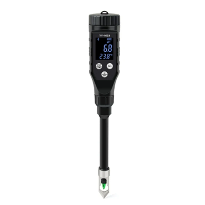 

0.0-14.0PH Bluetooth Soil Tester Data Logger Temp Acidity Analyzer For Hydroponics Planting Garden