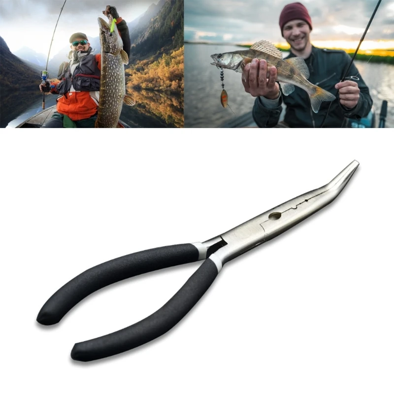 

Fishing Pliers Multi-Purpose Stainless Steel Pliers -Hook Removal Line Cutting