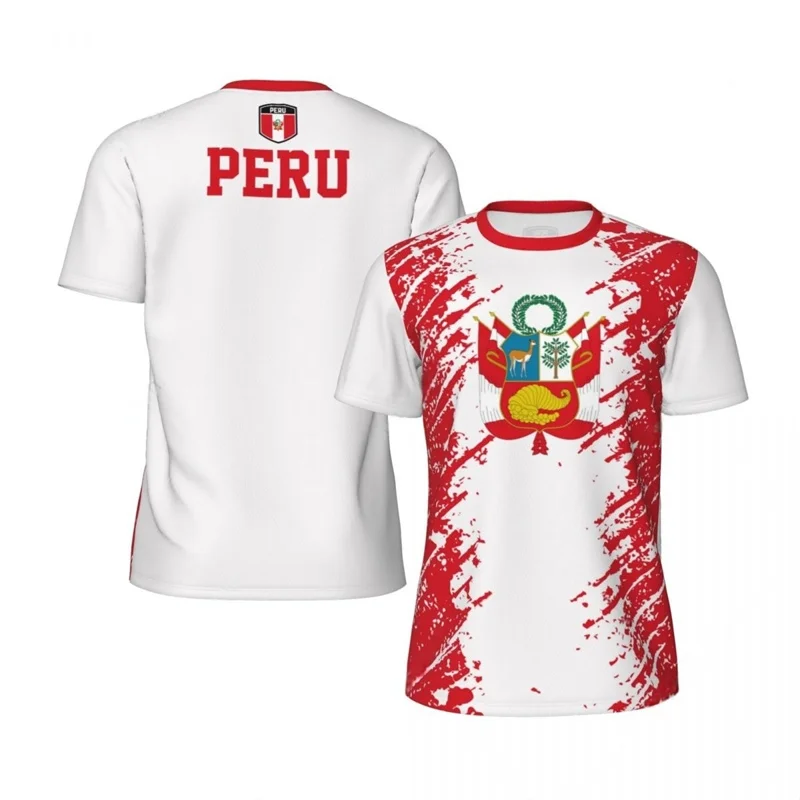 Мужская футболка Peru Flag Polyester