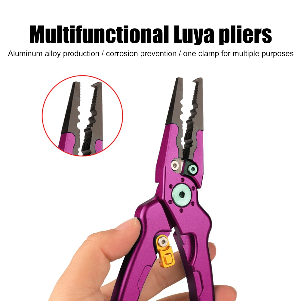 

New Multifunctional Aluminum Alloy Fishing Pliers Scissors braid Line Lures Cutter Hook Remover Tongs Tackle Tools Pliers