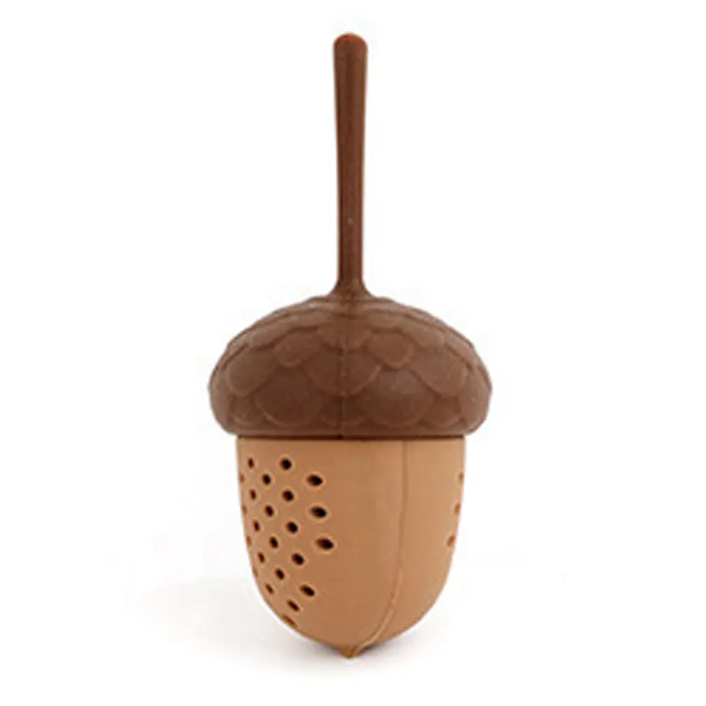 

With Handle Herbal Infuser Cute Practical Portable Home Pine Cone Shape Silicone Gift Tea Strainer