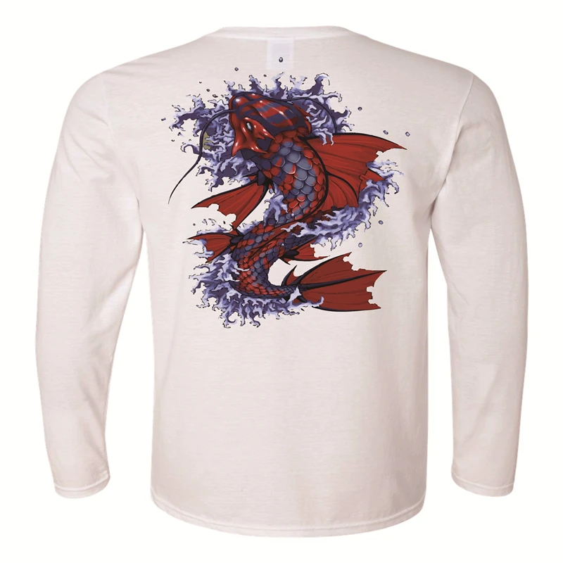 

Ready To Ship UPF 50+ Round Neck Mens Upmarket Fishing Shirt Clothes Fishing Clothes Men Waterproof Fishing Shirts Long Sleeve