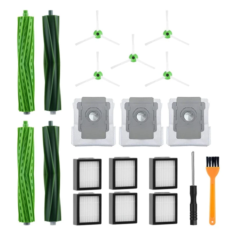 Комплект аксессуаров Основные щетки для Irobot Roomba серии E5 E6 E7 I7+ I7 Plus I4+ I3+ I6+ I8+ J7