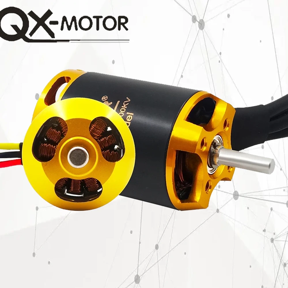 

90A 120A ESC 3027 3600KV 3800kv Brushless Motor QX-MOTOR for RC Car Ship Boat Plane Model