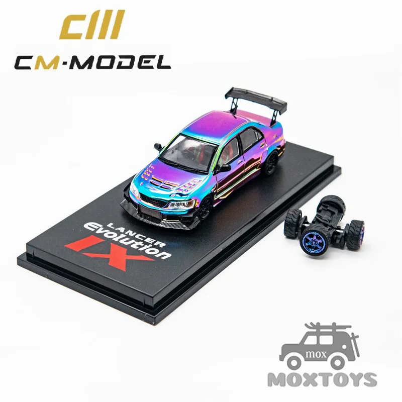 CM MODEL 1:64 Lancer Evoix Widebody Chromecolour литая модель автомобиля