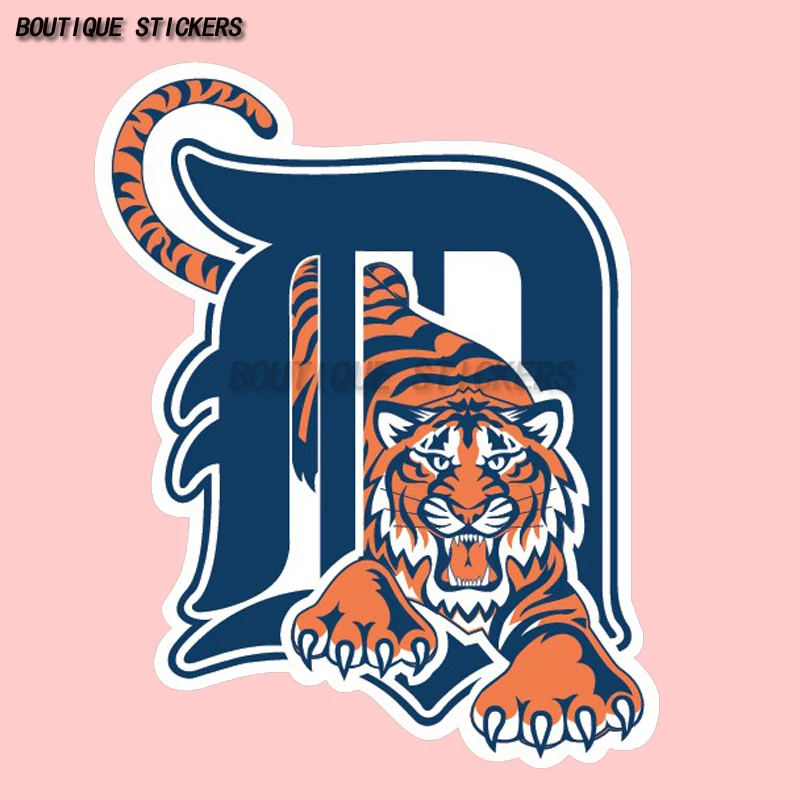 

Detroit Tiger Car Decal Fashionable Retro Logo 1994-2005- Die Cut Waterproof Vinyl Decal Car Motorcycle Window Bumper Decal