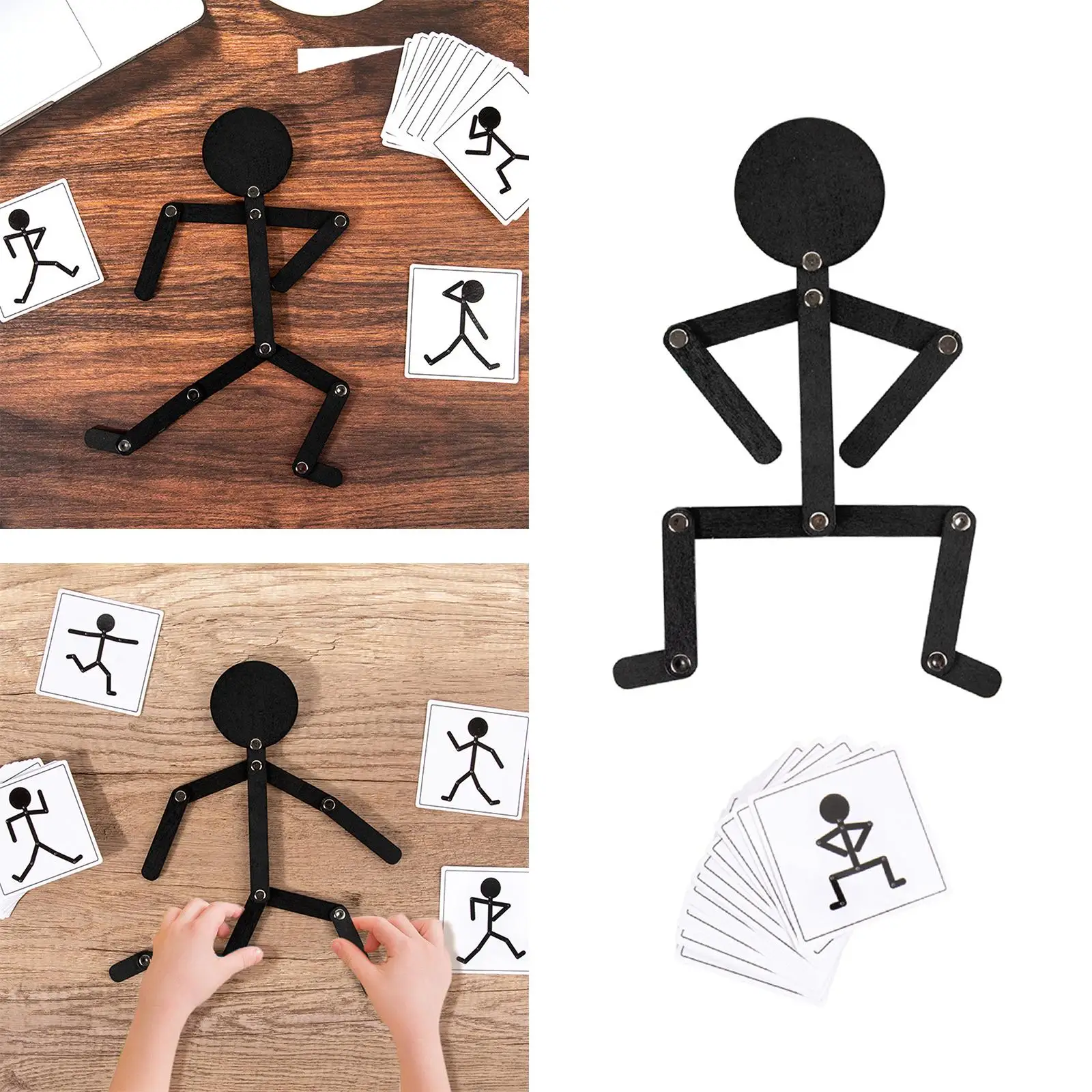 Деревянные игрушки-пазлы для развития мелкой моторики Обучающие движения