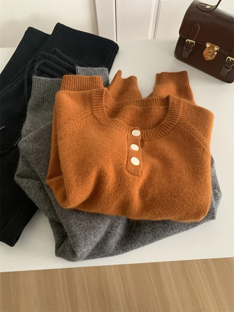 Пуловер MOOIRUE APPAREL шерстяной с мехом кролика для женщин