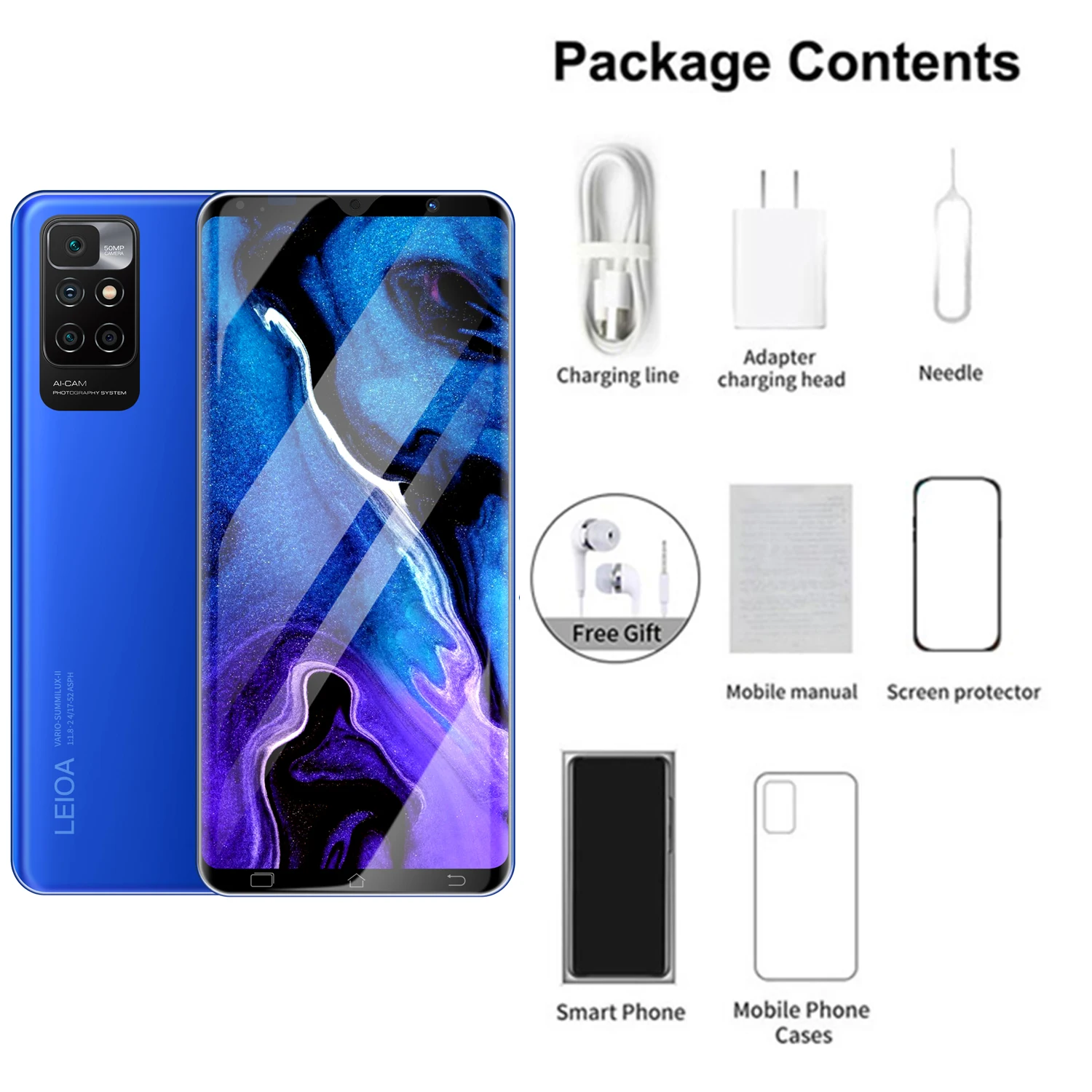 Global Version Note11 Pro Cellphones 8GB 256GB Full Screen Mobile Phones 5.8Inch HD Smartphones 24+48MP Camera 5000mAh Android10 images - 6