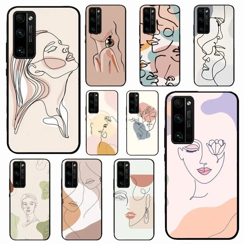 

Abstract Line Women Phone Case for Huawei Honor 10 i 8X C 5A 20 9 10 30 lite pro Voew 10 20 V30