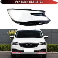 auto head lamp light case for buick gl6 2018 2019 2021 car headlight lens cover lampshade glass lampcover caps headlamp shell