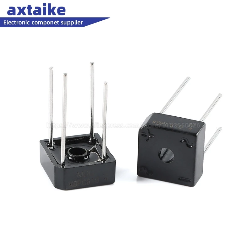 

10PCS KBPC610 KBPC1010 KBPC606 KBPC608 6A 10A 1000V 1KV 600V 800V DIP 4Pin Diode Bridge Rectifier