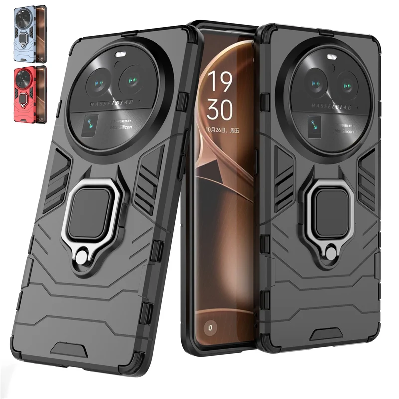 

Чехол для телефона для OPPO Find X6 Pro чехол для OPPO Find X6 Pro Capas задний бампер кольцо держатель Магнитный чехол OPPO Find X6 Pro Fundas